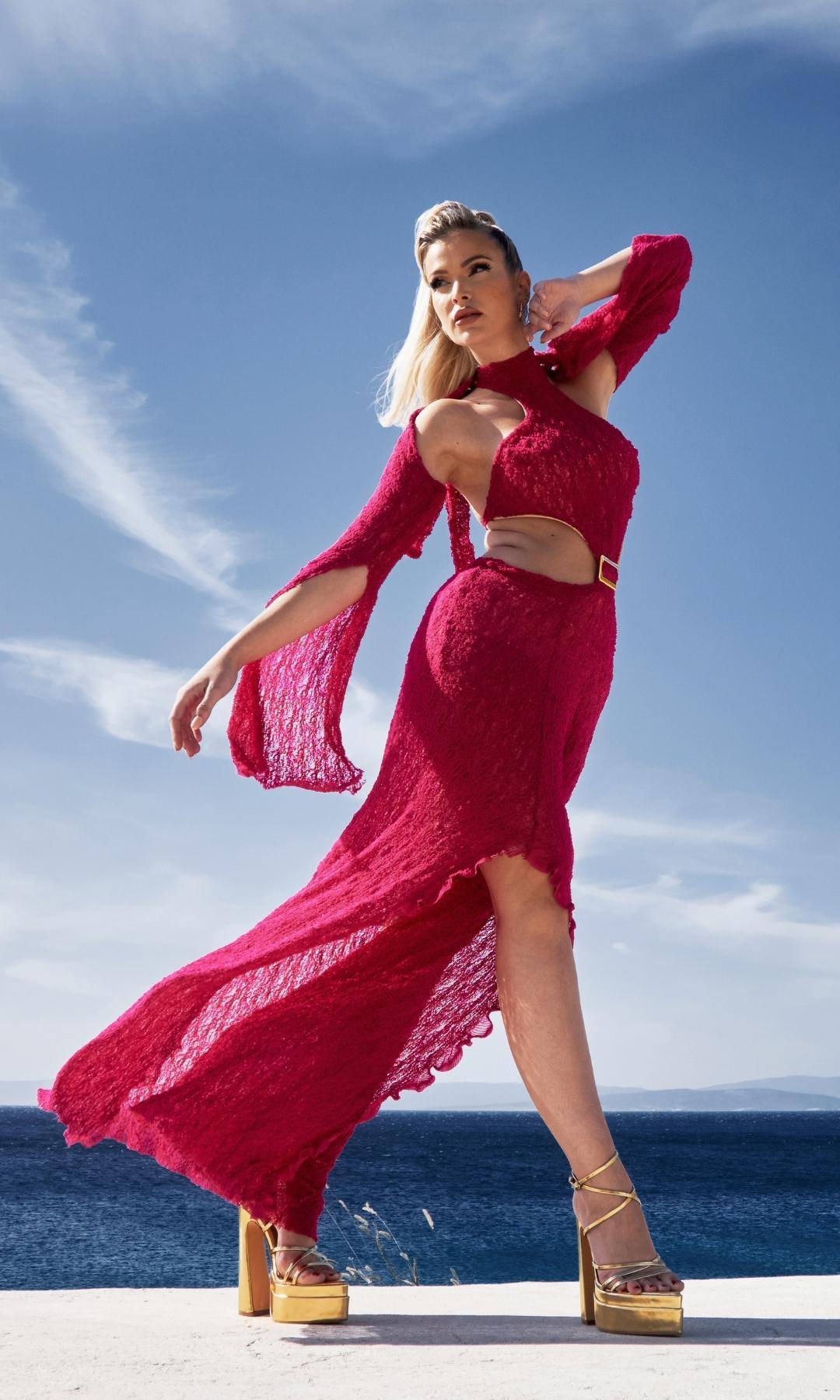 Womens Designer resort dress │ Luxury resort dress - Antoninias