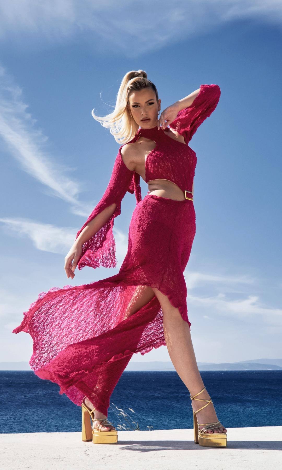 Womens Designer resort dress │ Luxury resort dress - Antoninias